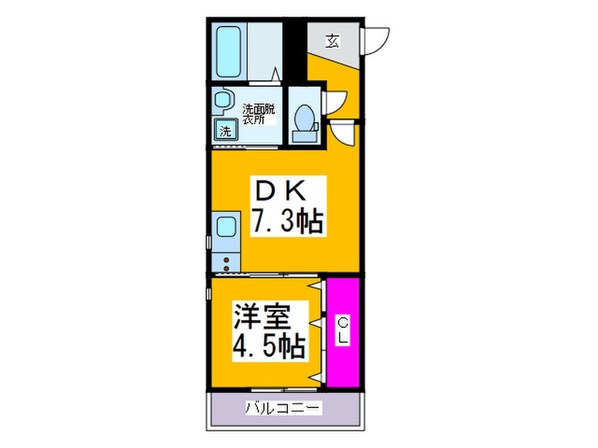 Ｇｒａｄｉｔｏ花園の物件間取画像